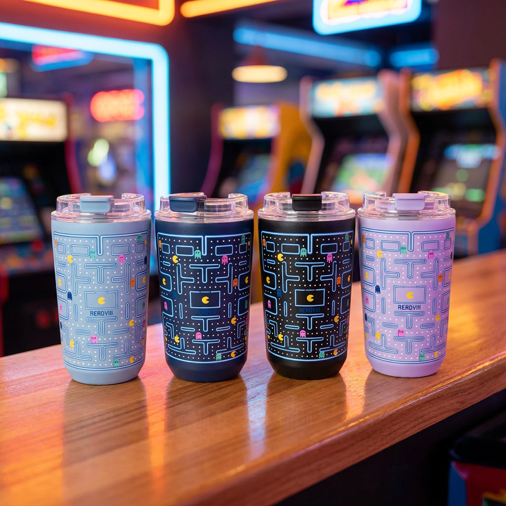 Vaso Térmico de Acero Inoxidable con Interior Cerámico - Pixel Run | Aurea