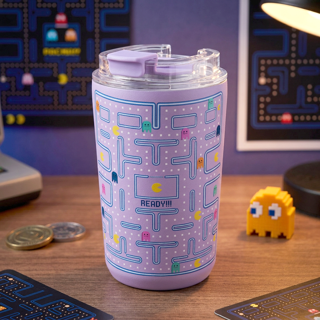 Vaso Térmico de Acero Inoxidable con Interior Cerámico - Pixel Run | Aurea