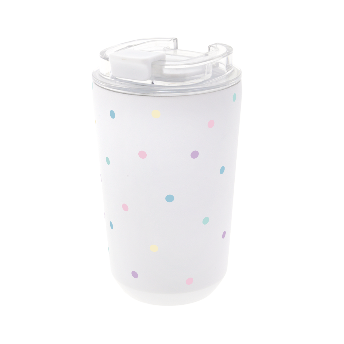 Vaso Térmico de Acero Inoxidable con Interior Cerámico - Pastel Dots | Aurea