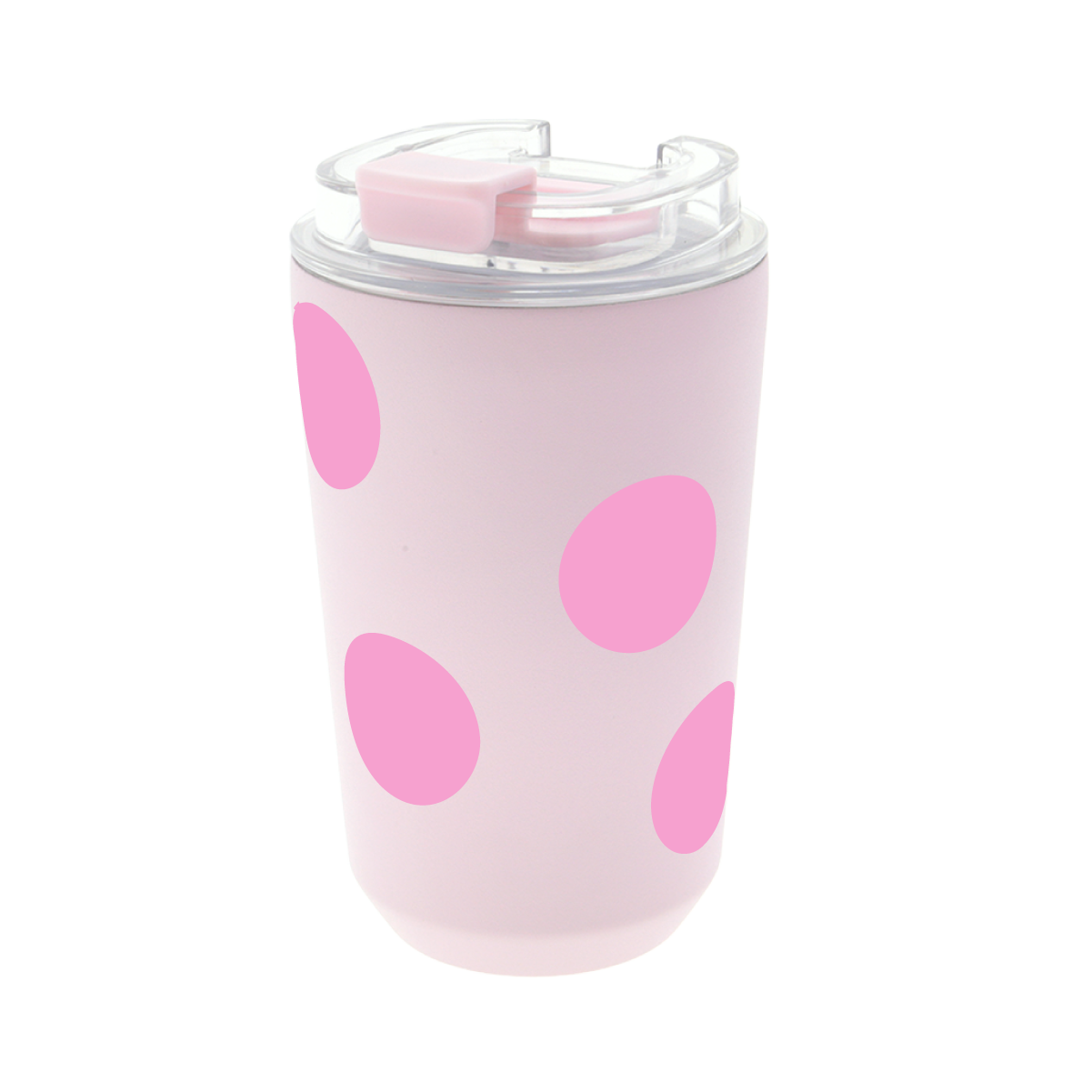 Vaso Térmico de Acero Inoxidable con Interior Cerámico - Happy Dots | Aurea