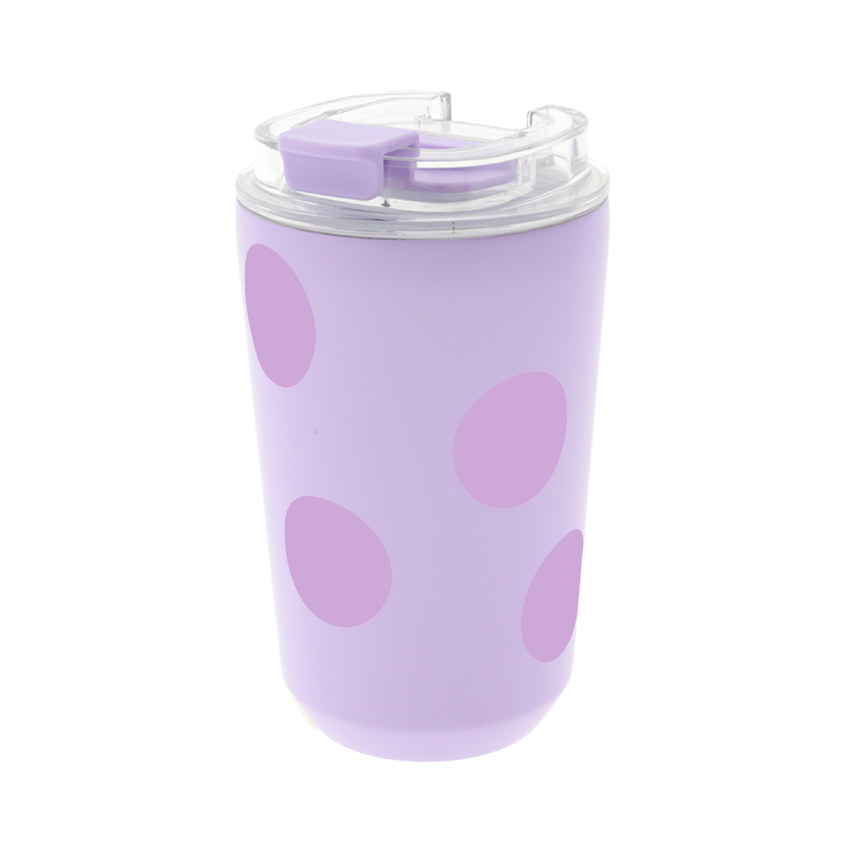 Vaso Térmico de Acero Inoxidable con Interior Cerámico - Happy Dots | Aurea