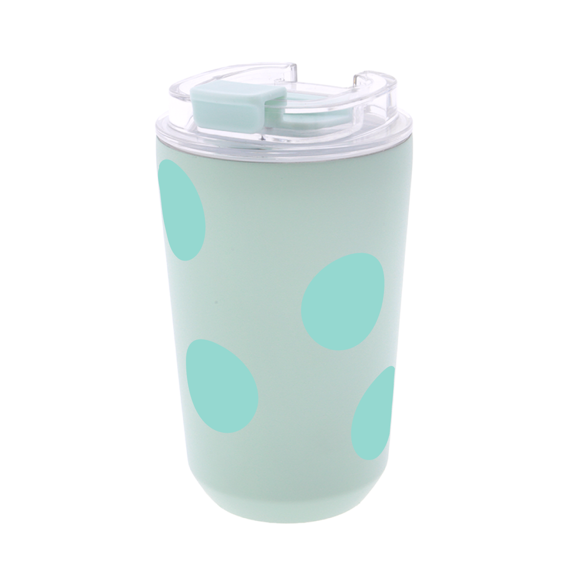 Vaso Térmico de Acero Inoxidable con Interior Cerámico - Happy Dots | Aurea