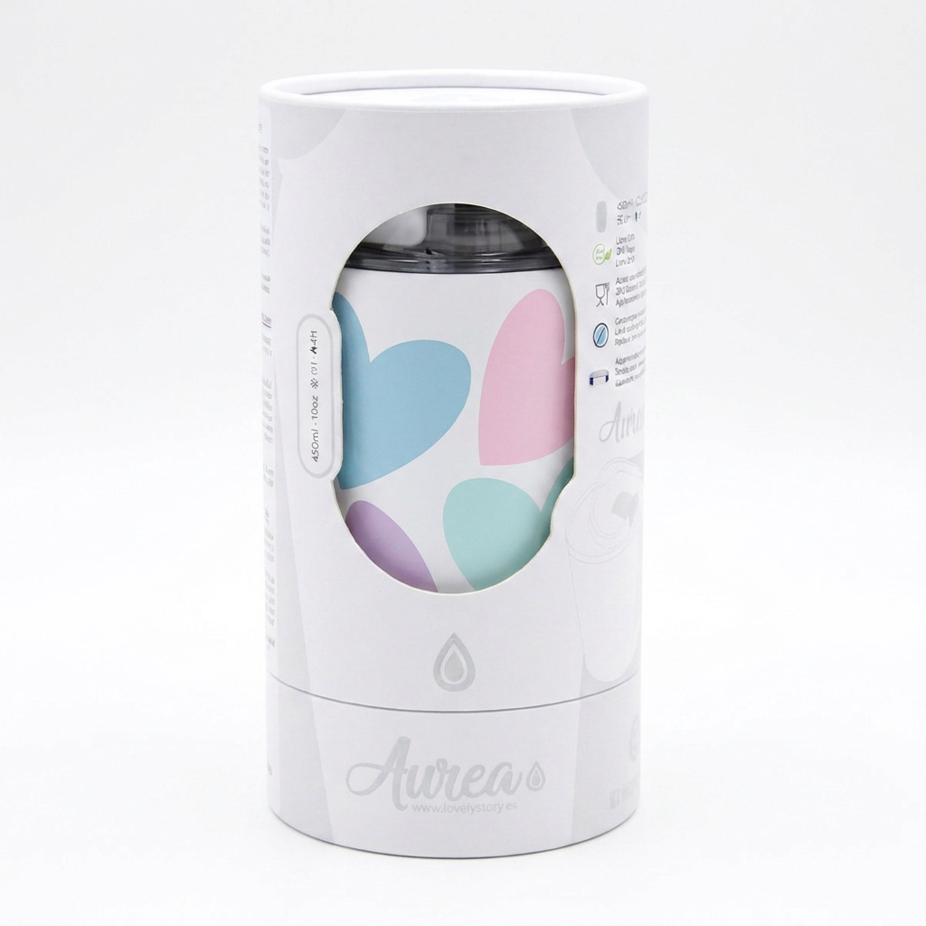 Vaso Térmico de Acero Inoxidable con Interior Cerámico - Sweet Love | Aurea