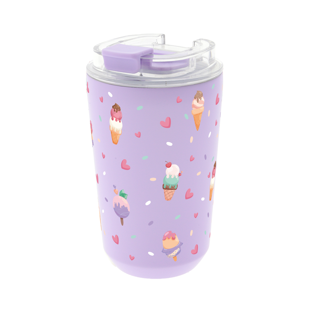 Vaso Térmico de Acero Inoxidable con Interior Cerámico - Frozen Vibes | Aurea