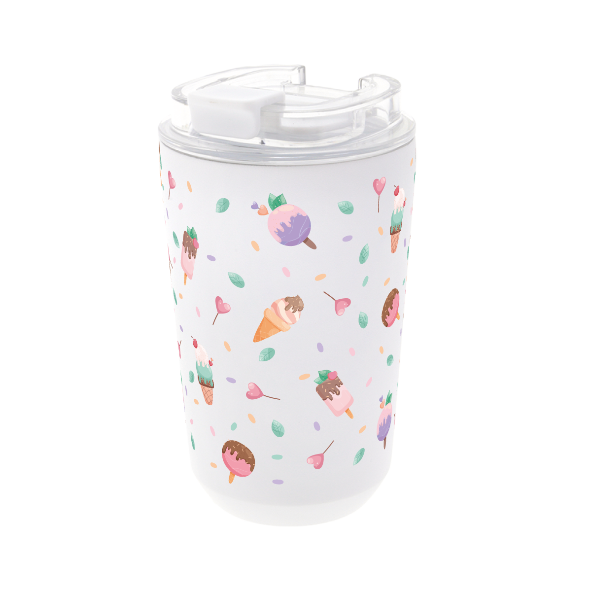 Vaso Térmico de Acero Inoxidable con Interior Cerámico - Frozen Vibes | Aurea