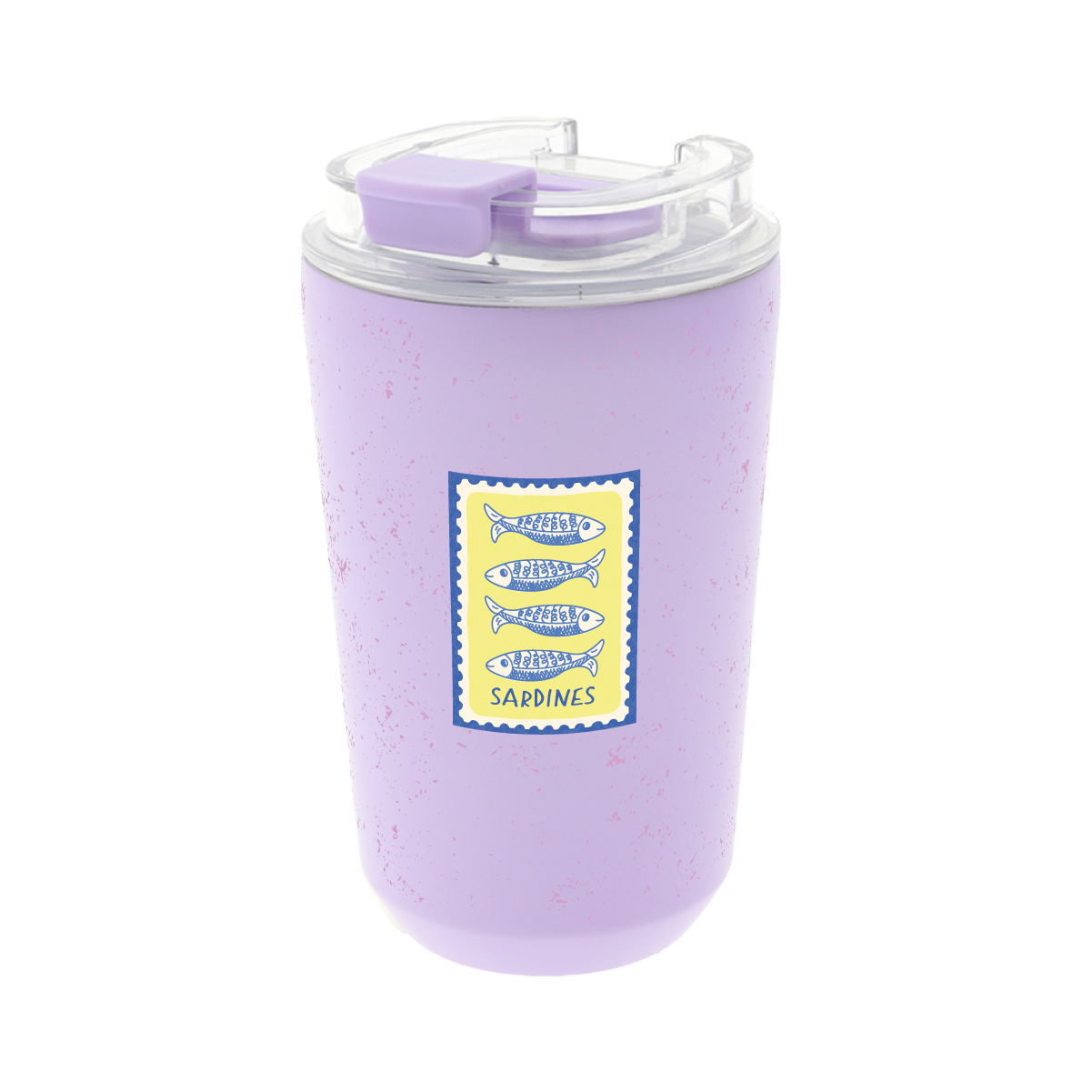 Vaso Térmico de Acero Inoxidable con Interior Cerámico - Coastal Stamps | Aurea