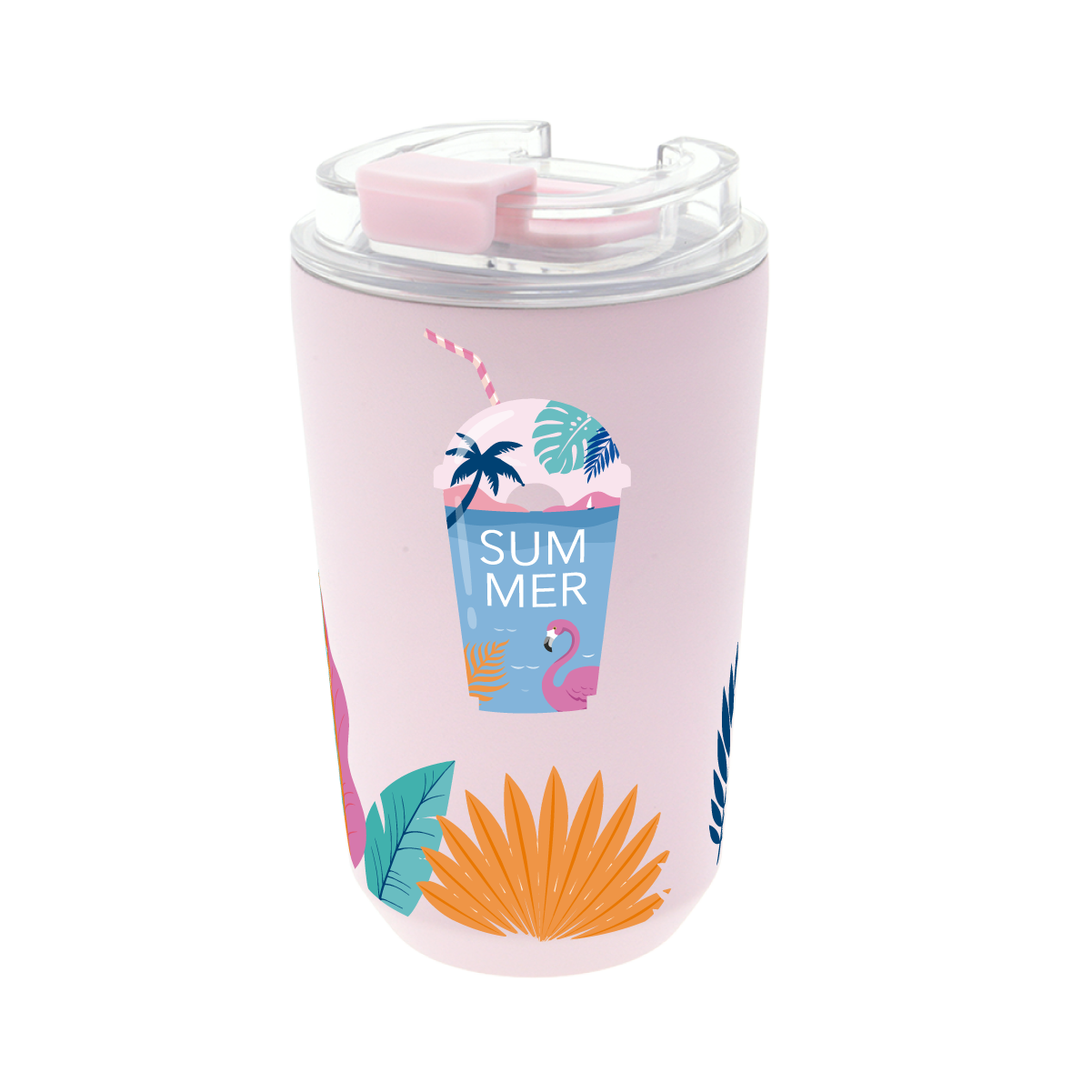 Vaso Térmico de Acero Inoxidable con Interior Cerámico - Tropic Twist | Aurea
