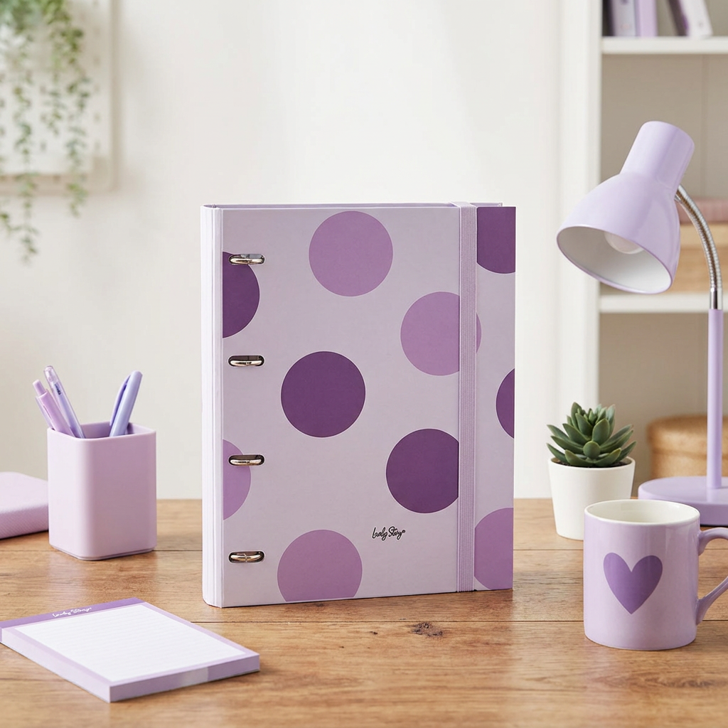 Carpeblock Smart Folder 360º – Soft Shapes | Lovely Story
