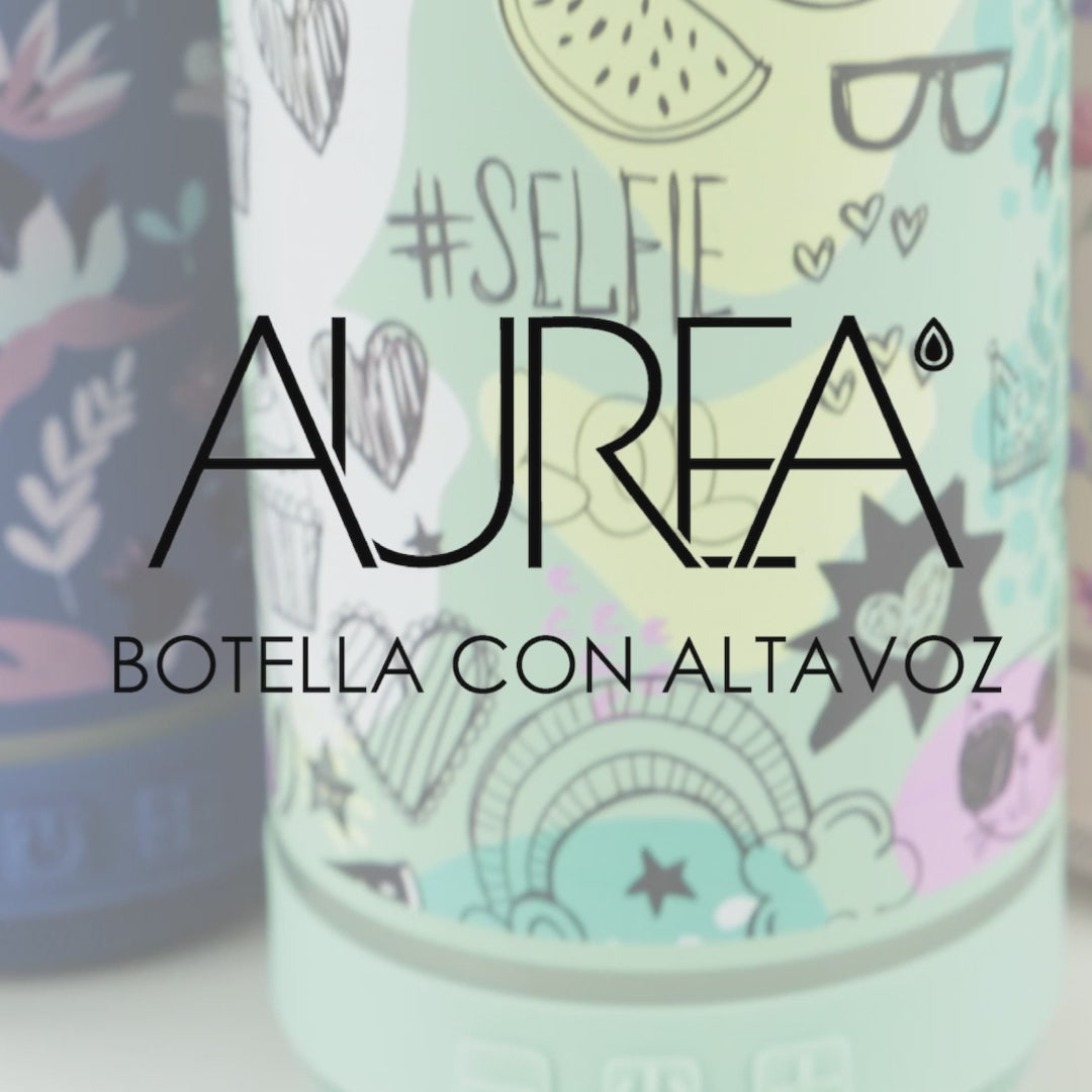 Botella 600ml +Altavoz - Black Dahlia Fest