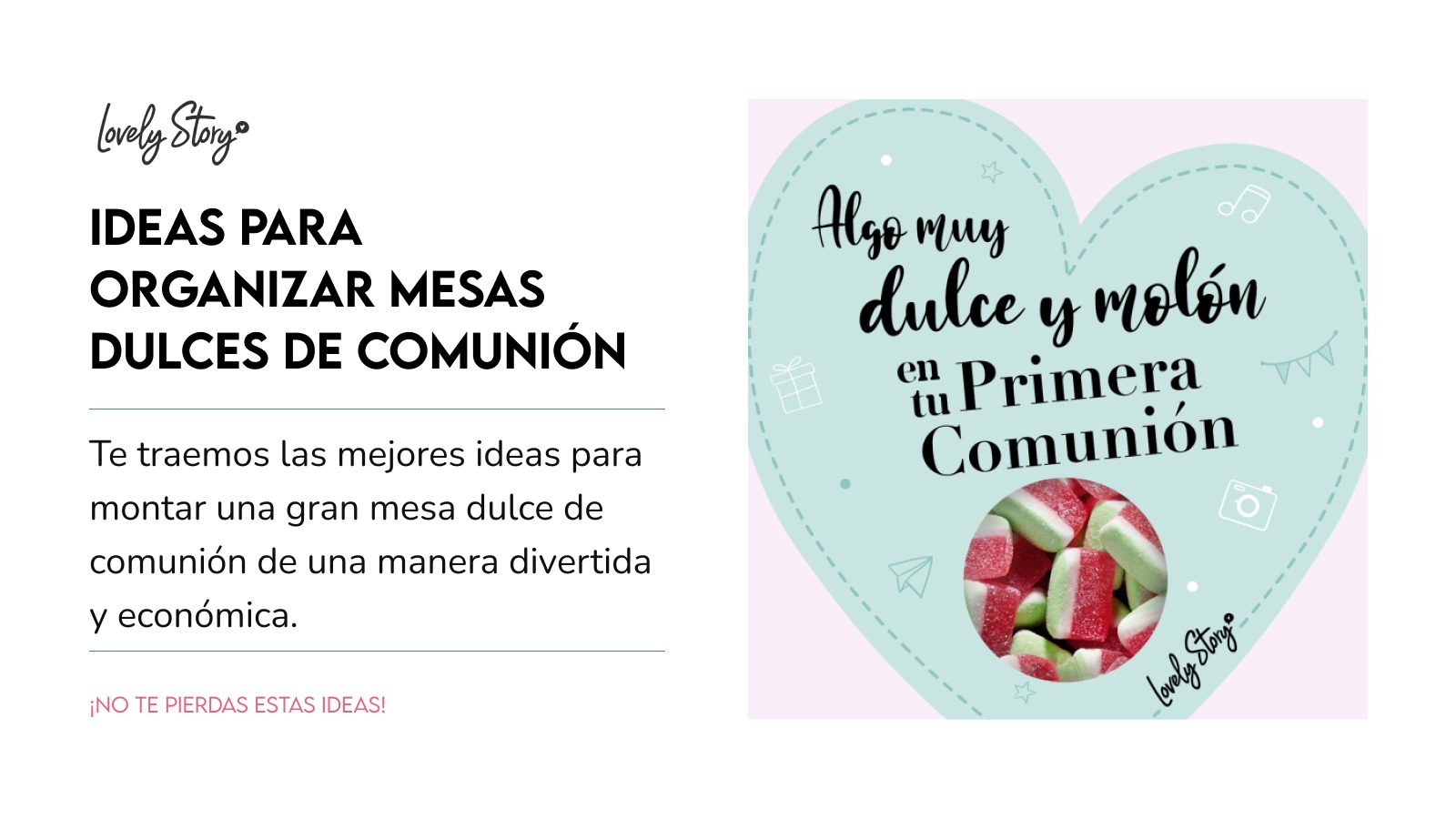 Ideas creativas para organizar mesas dulces de comunión a excelentes precios